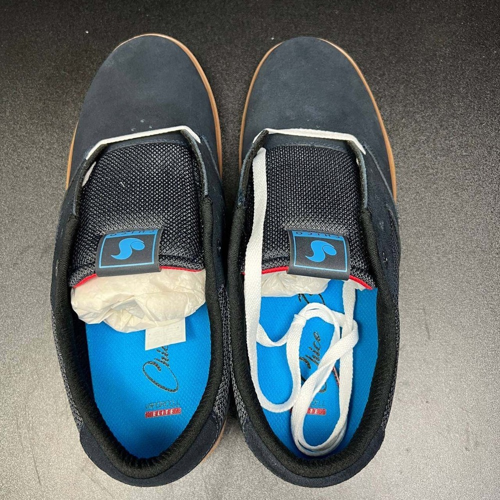 DVS Pressure SC+ Chico‎ Skateboarding Shoes Men 11 Navy Suede Lace Up DVF0000276 - Picture 7 of 8